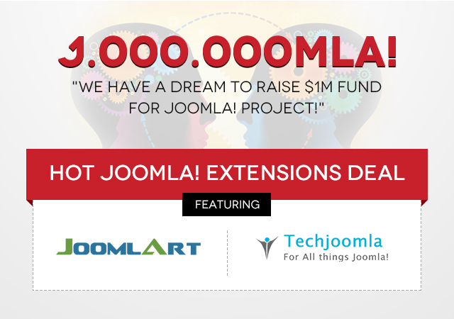Joomla Humble Bundle - Hot Joomla Extensions deal featuring Techjoomla and JoomlArt
