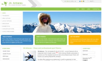 JA Antares - Clean and professional sport theme