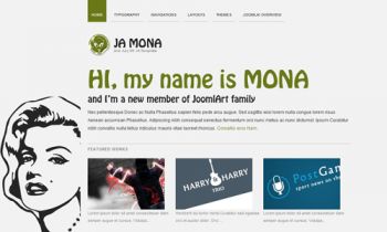 JA Mona - Renovated Joomla blog site - 10 (++) color themes 