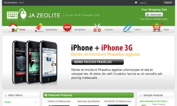 JA Zeolite - Virtuemart inside - go shopping with Joomla