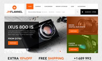 JM Flannel - Responsive Magento theme for your online digital store