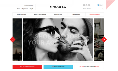 JM Monsieur - Responsive Fashion Magento Theme