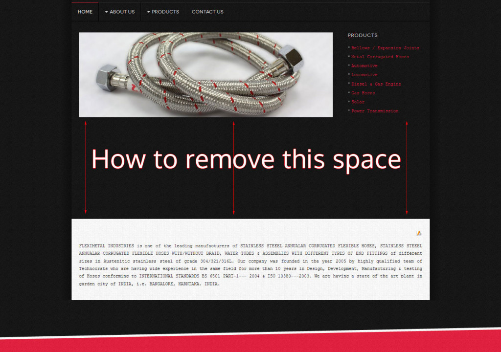 How To Remove The Space Between Slideshow And Content Main JoomlArt
