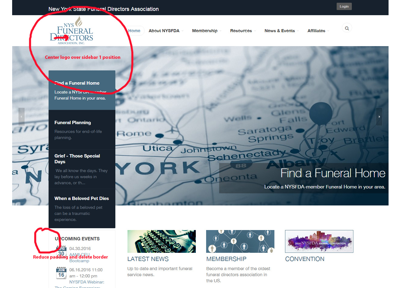 Center logo and adjusting sidebar padding JoomlArt