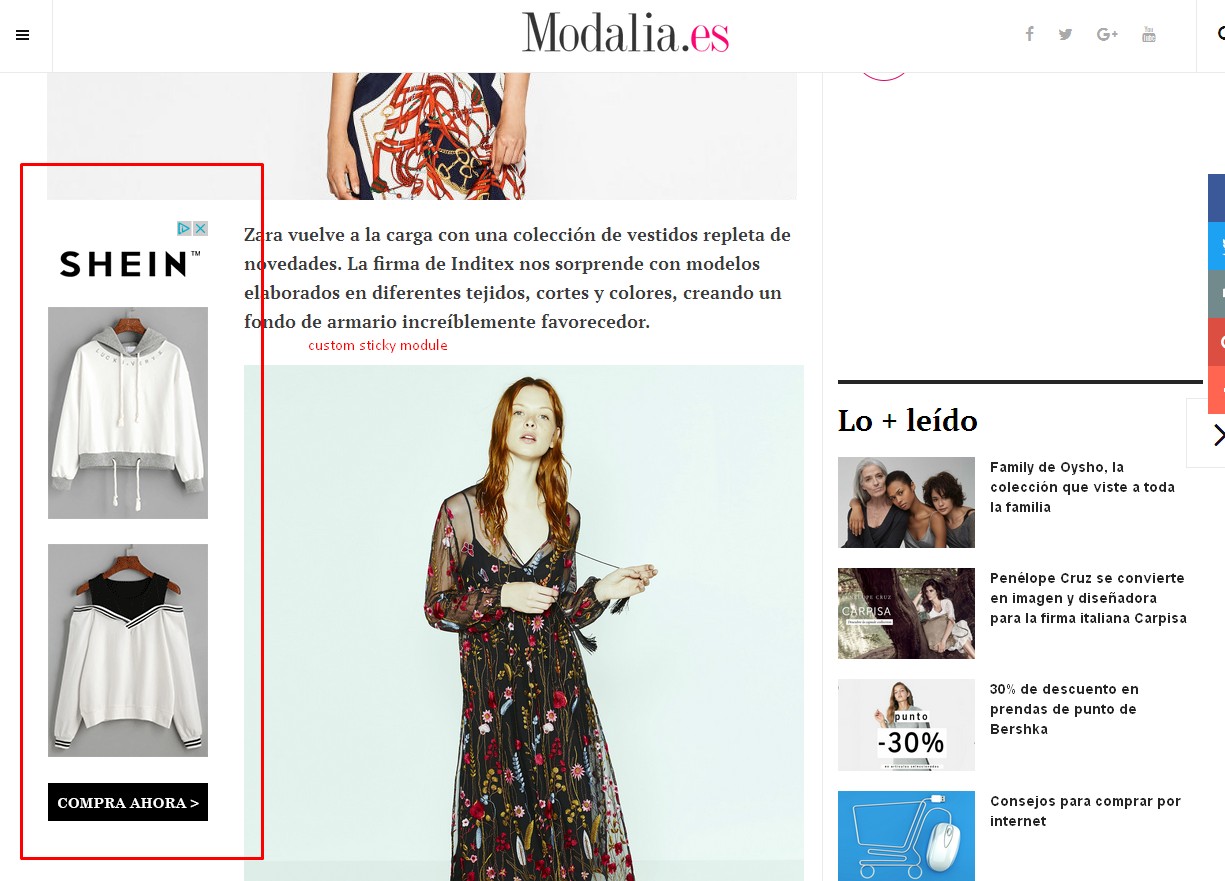 Sticky on articlesidebar position JoomlArt