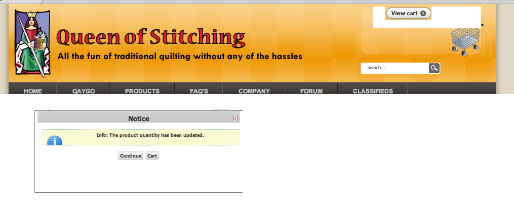 Shopping-Cart-errors