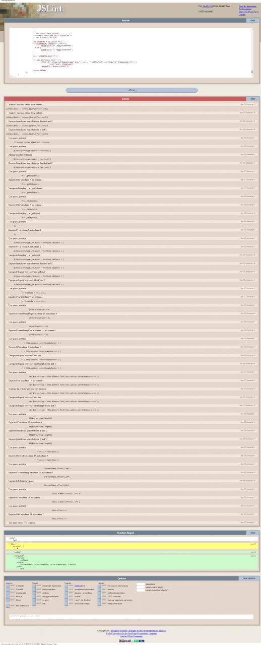 JSLintThe-JavaScript-Code-Quality-Tool