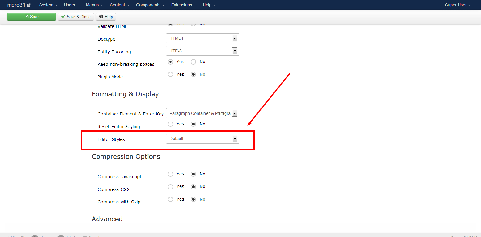 mero31-Administration-JCE-Administration-rsaquo-rsaquo-Editor-Global-Configuration