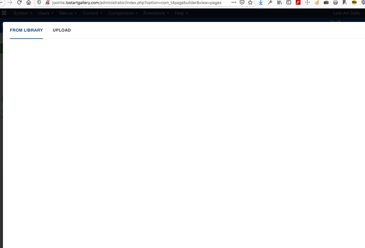 T4 Page Builder import page templates - Support Central