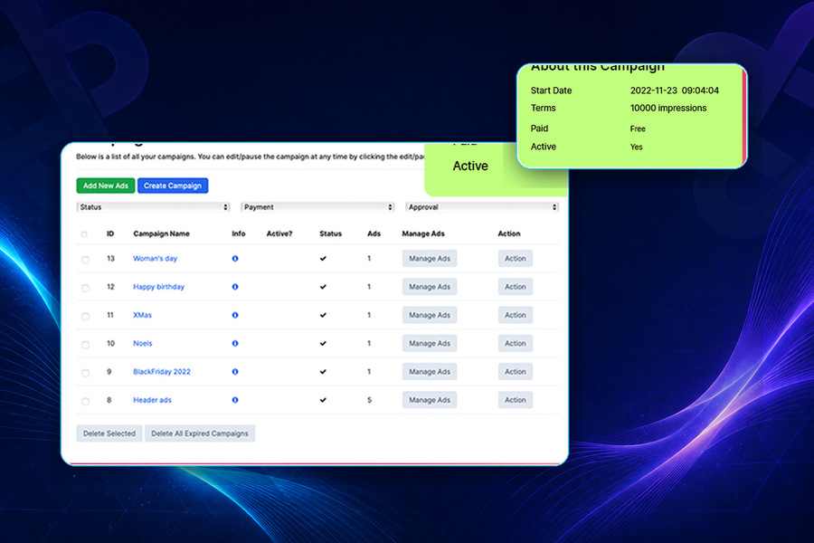 Ad Agency Pro — Joomla advertising Campaign Manager