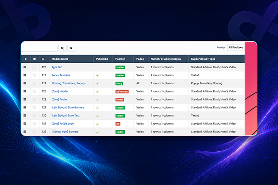 Ad Agency Pro — Joomla Ads Zones Manager