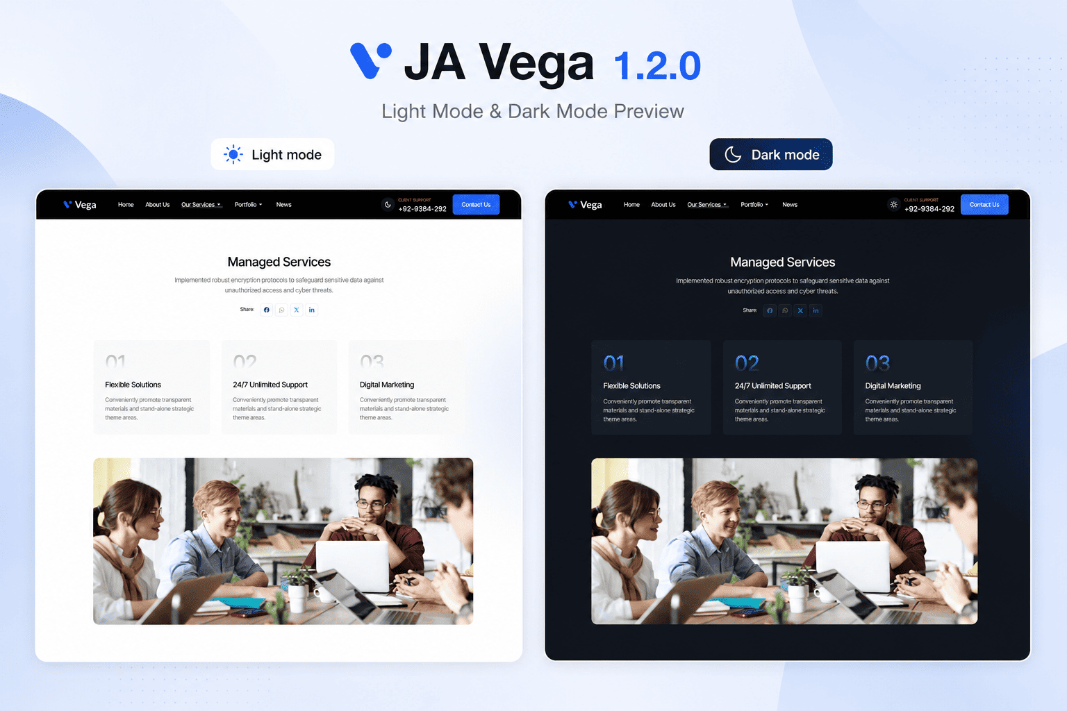 JA Vega 1.2.0 Released: Dark Mode Is Now Available