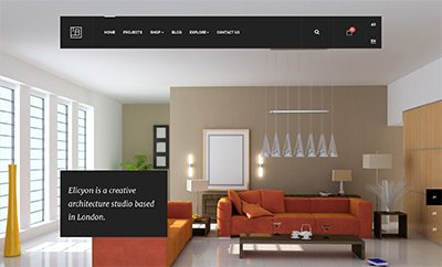 eCommerce Joomla Template for Interior Design shops